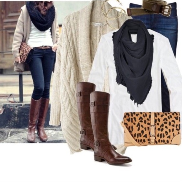 Calf hair & leather Ann Taylor bag - Picture 2 of 8